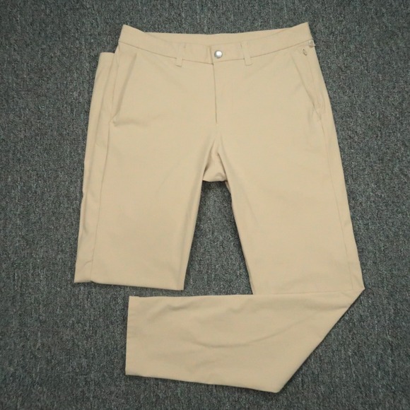 Lululemon Pants Men 33x34 Khaki Commision Slim Fit 5 Pocket Trouser Warpstreme